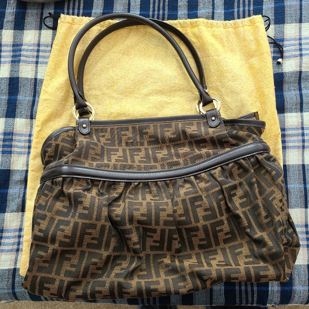 Fendi Chef Zucca Shoulder Bag